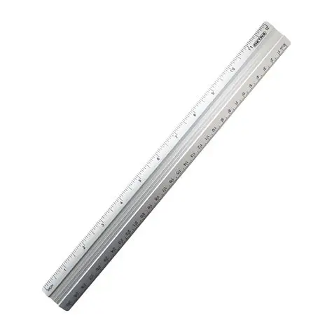 REGLA DE ALUMINIO ST-06130 30 CM